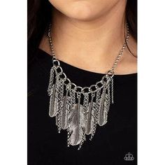 NEST Friends Forever Silver  Necklace - Paparazzi