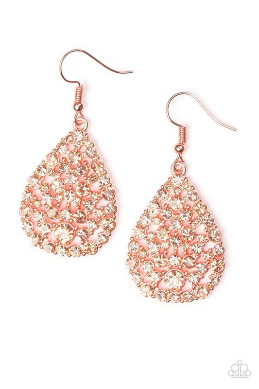 Sparkle Brighter copper earrings