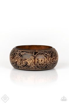 Beach Retreat Brown Wood Bracelet